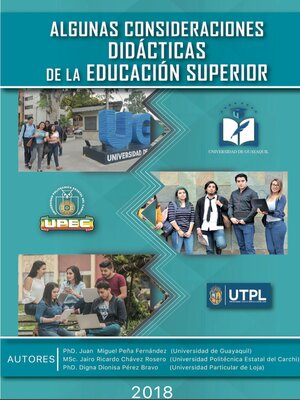 cover image of Algunas consideraciones didácticas de la educación superior